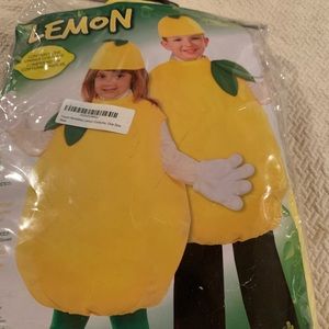 Child’s lemon costume, once size fits most